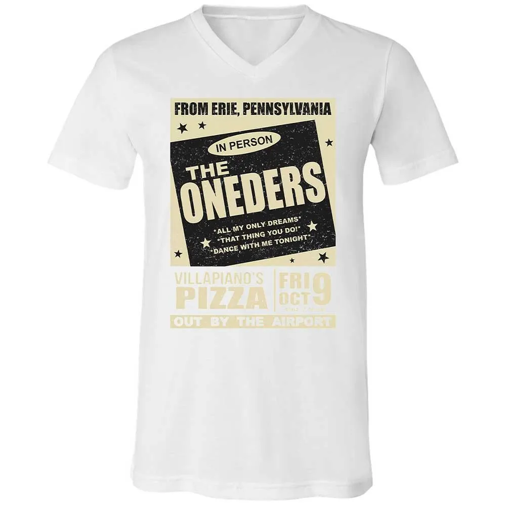 Unisex V-Neck T-Shirt - 7VVKFDQY - White - 16