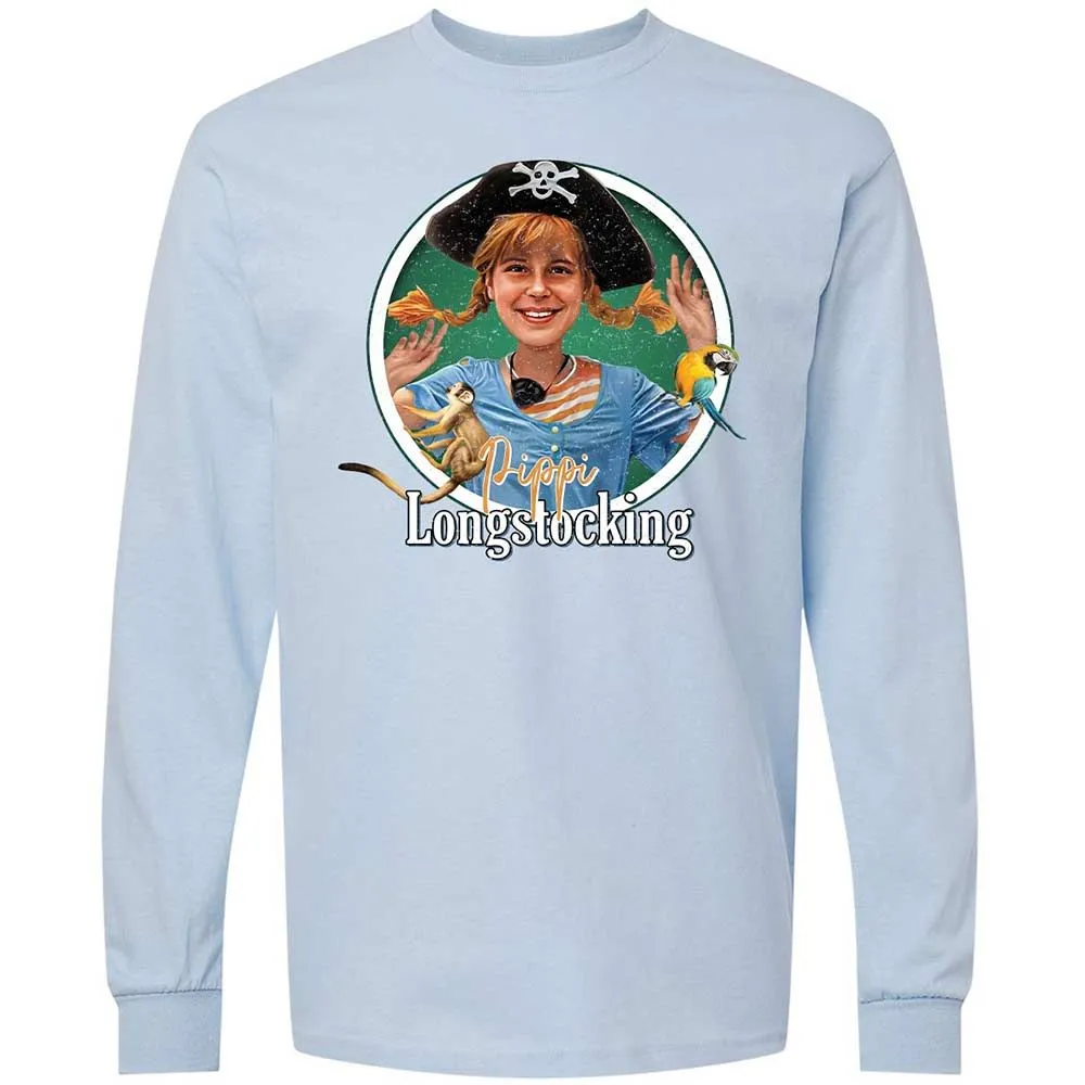 Long Sleeve T-Shirt - QUQ1PT24 - Light Blue - 18