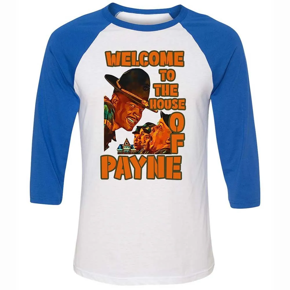 Unisex 3/4 Baseball Tee - P46BNDG1 - White/True Royal - 10