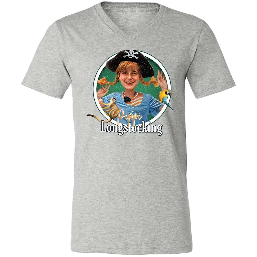 Unisex V-Neck T-Shirt - HH3Y2VEV - Athletic Heather - 15