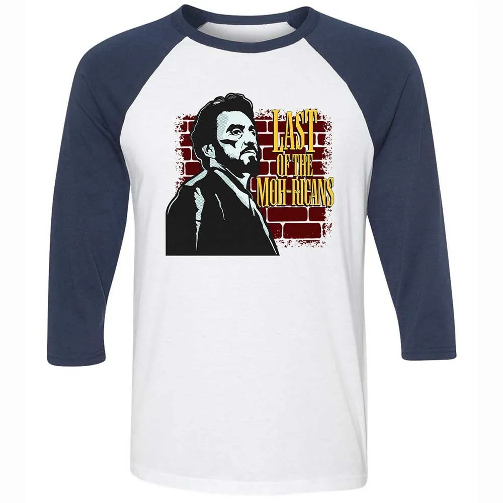 Unisex 3/4 Baseball Tee - VYDZ13UN - White/Navy - 8
