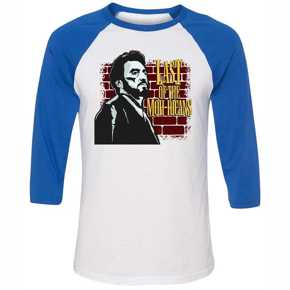Unisex 3/4 Baseball Tee - VYDZ13UN - White/True Royal - 10