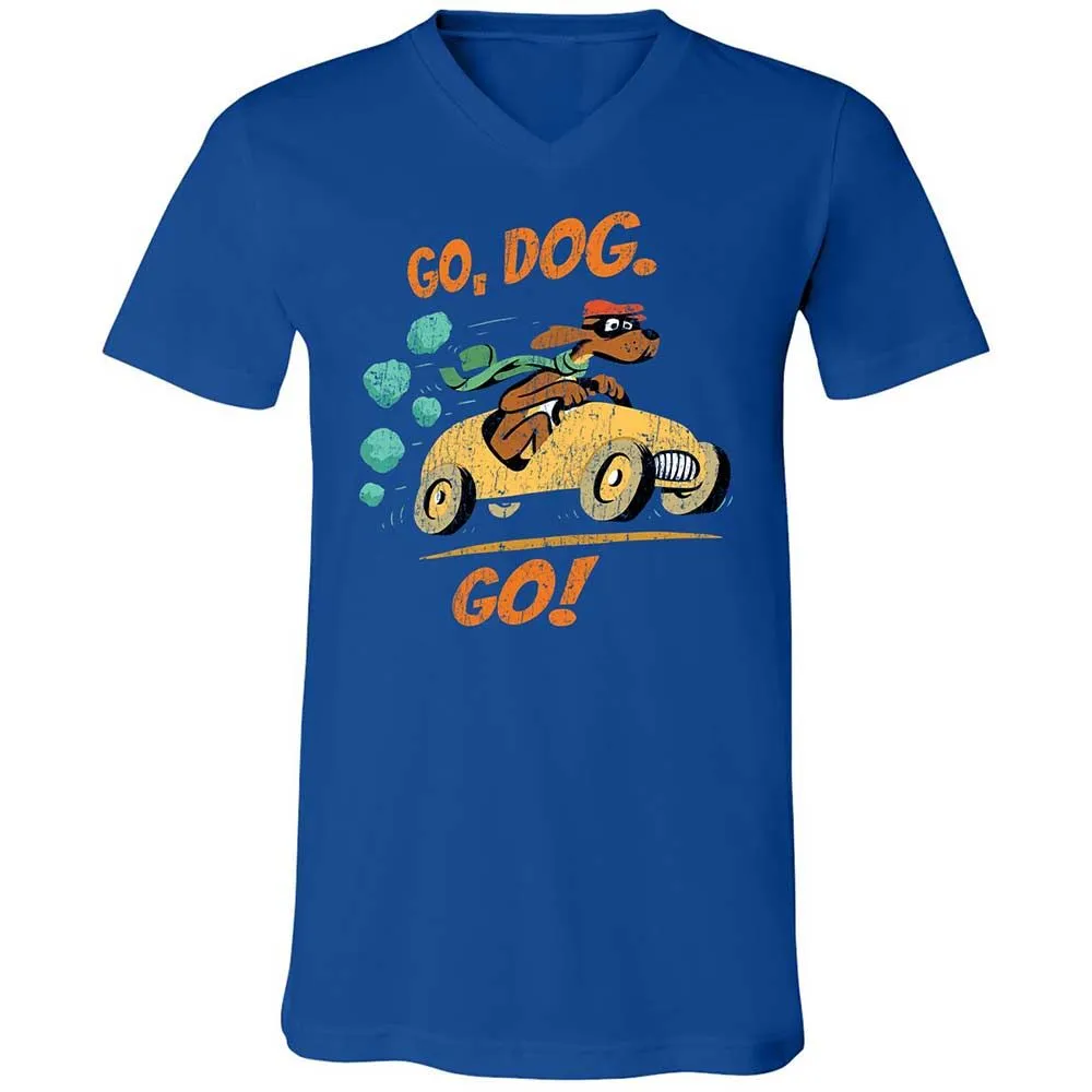 Unisex V-Neck T-Shirt - 8ZFN8ZY3 - True Royal - 4
