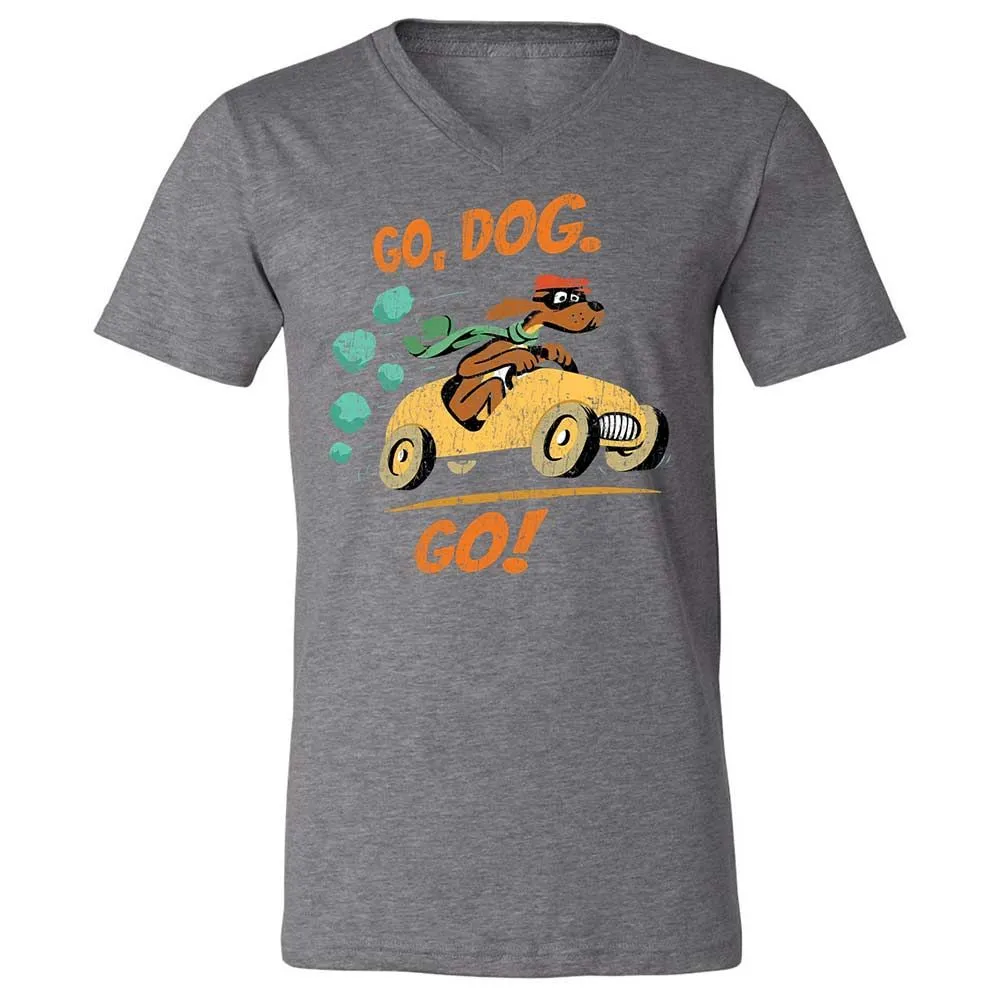 Unisex V-Neck T-Shirt - 8ZFN8ZY3 - Deep Heather - 14