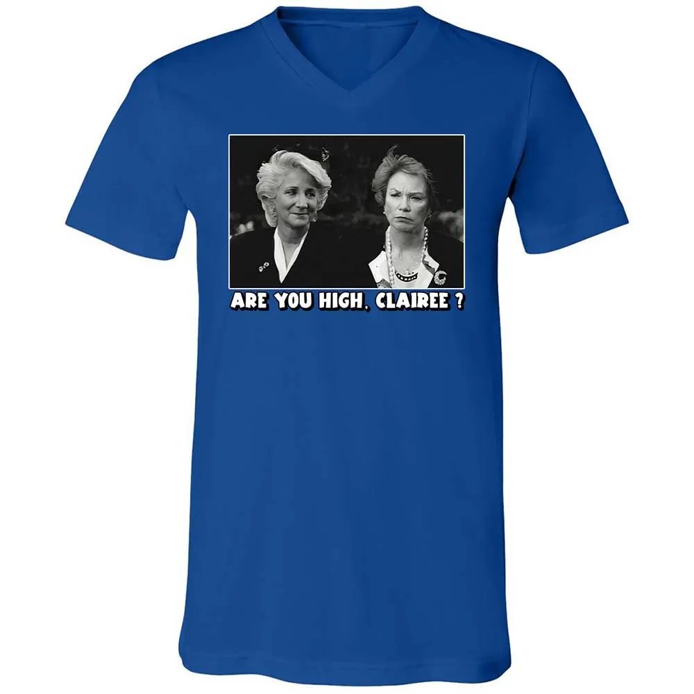 Unisex V-Neck T-Shirt - 3WRQ547M - True Royal - 4