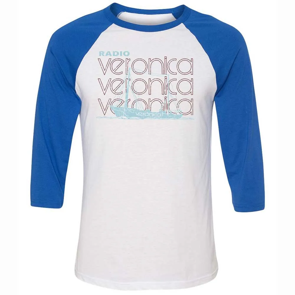 Unisex 3/4 Baseball Tee - PN4N9BB5 - White/True Royal - 10