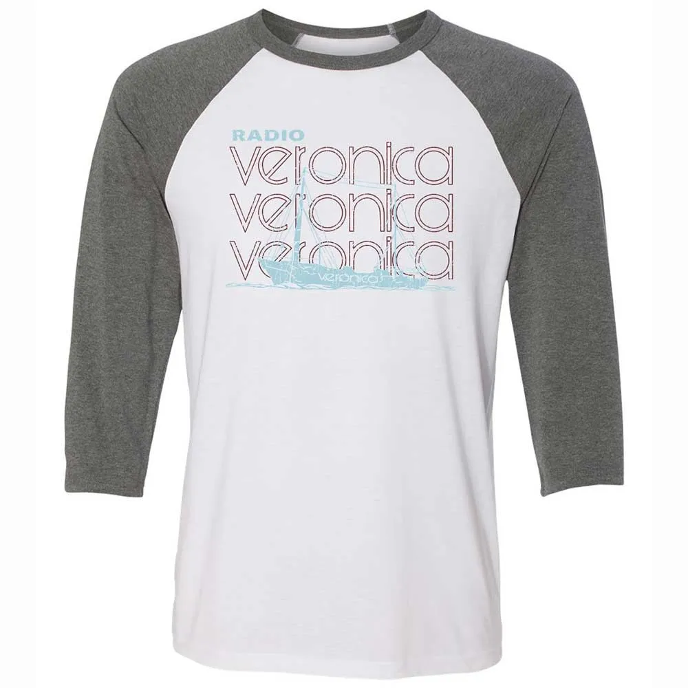 Unisex 3/4 Baseball Tee - PN4N9BB5 - White/Deep Heather - 11