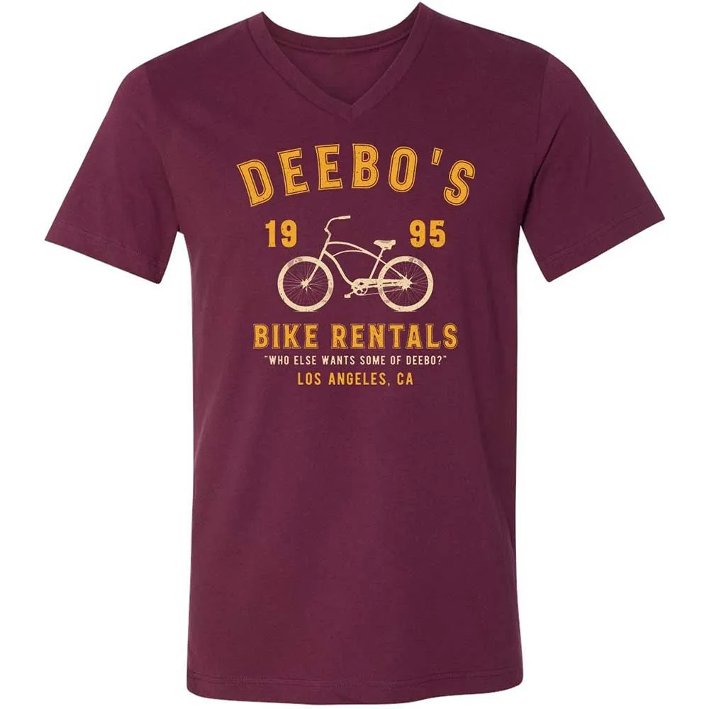 Unisex V-Neck T-Shirt - AVAVKTK1 - Maroon - 8