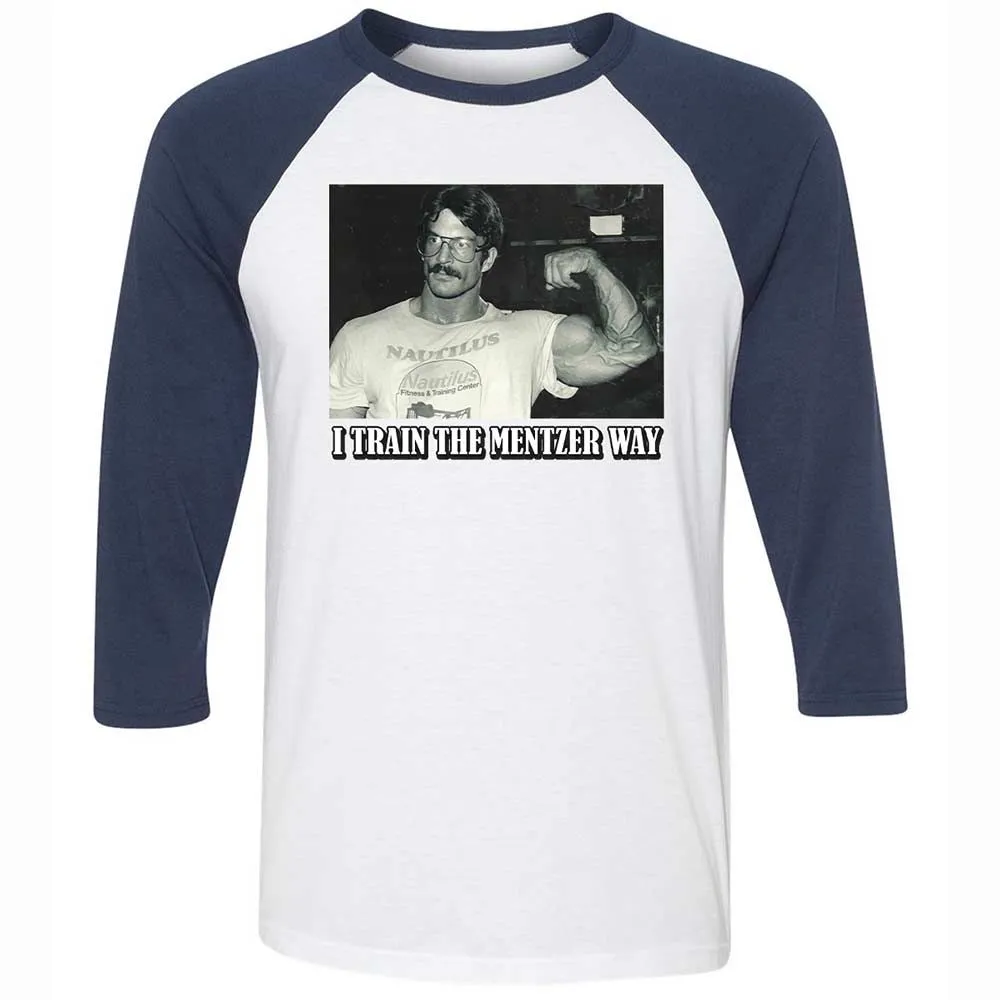Unisex 3/4 Baseball Tee - A8YLVXX5 - White/Navy - 8