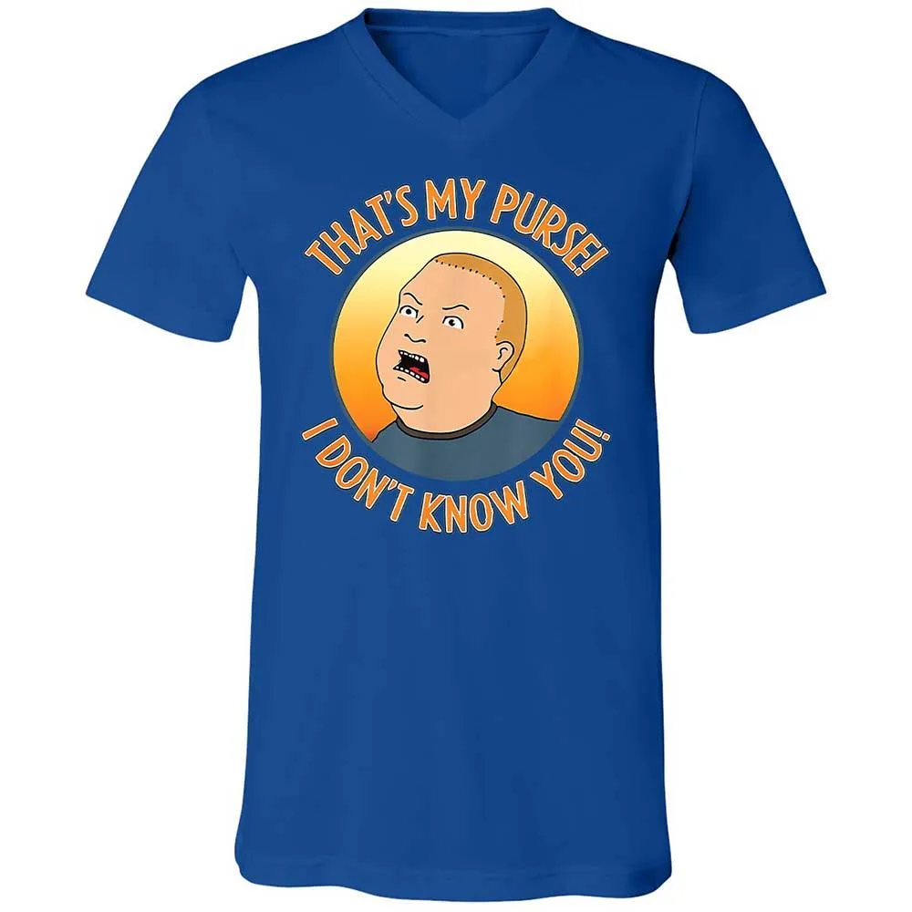 Unisex V-Neck T-Shirt - L65EFU6R - True Royal - 4