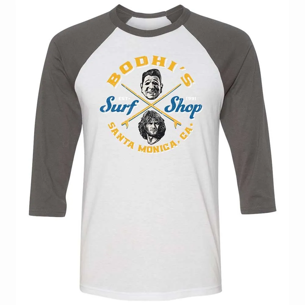 Unisex 3/4 Baseball Tee - 9TD2VPBW - White/Asphalt - 2
