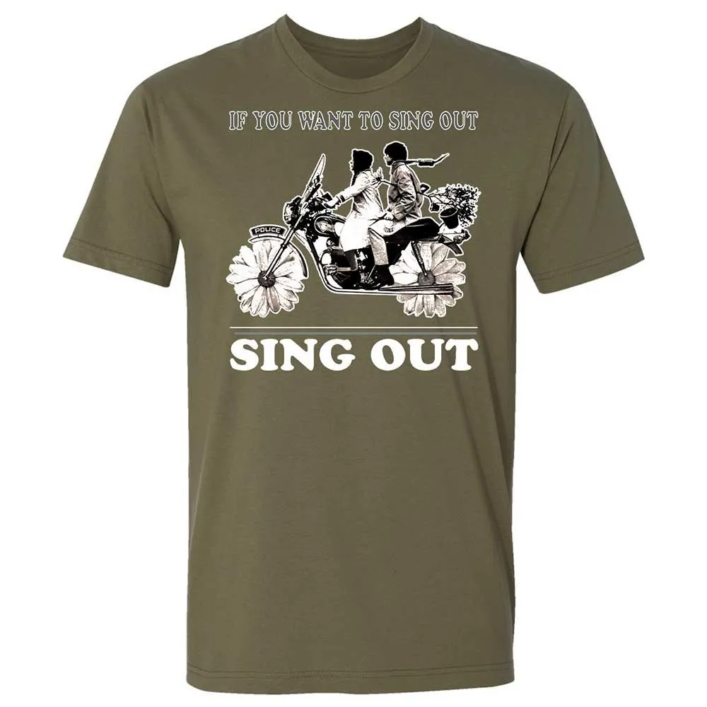 If you want to sing out, sing out - Military Green - 8