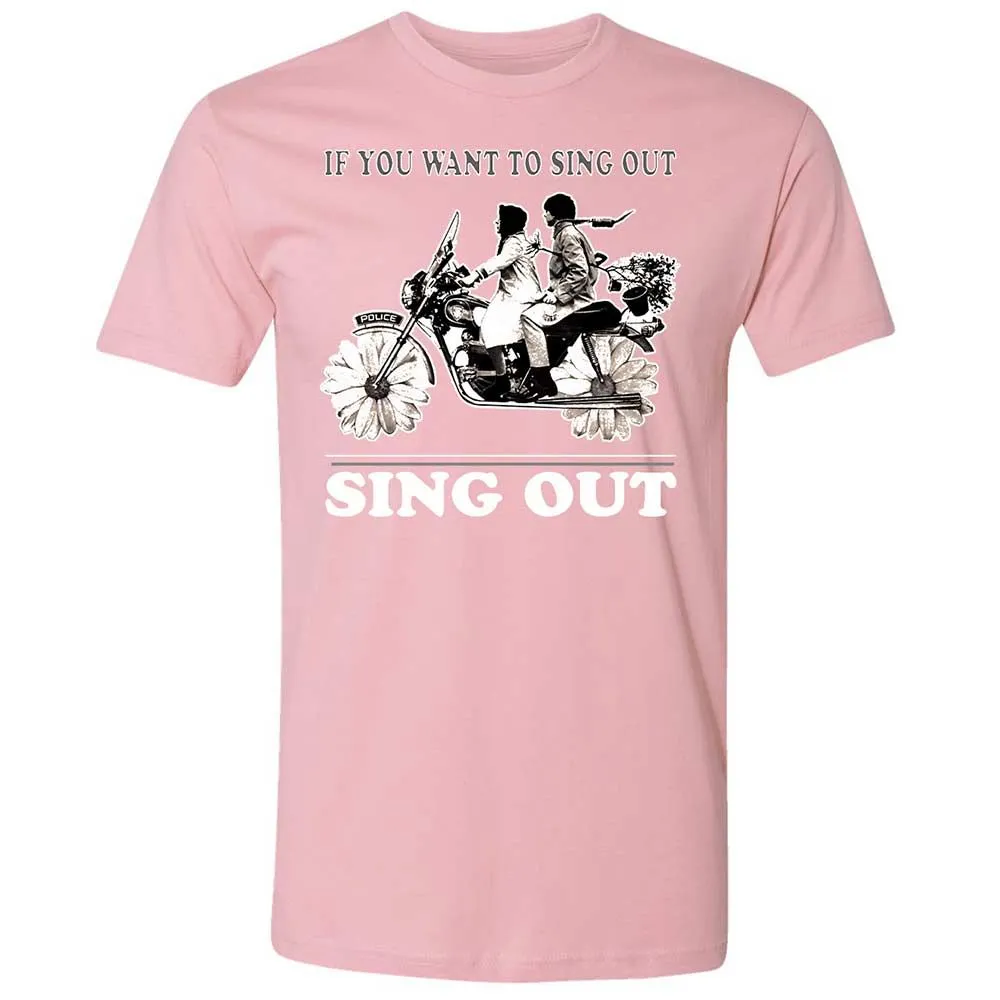 If you want to sing out, sing out - Light Pink - 16