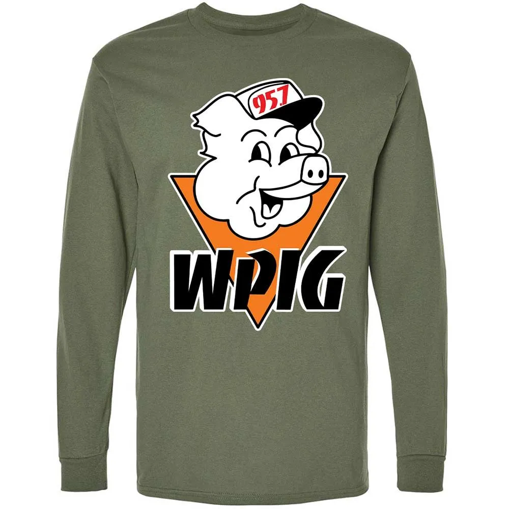 Wpig 95.7 Radio Station - Military Green - 9