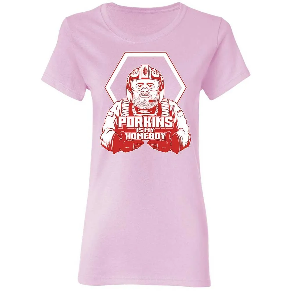 Porkins Is My Homeboy - Light Pink - 8