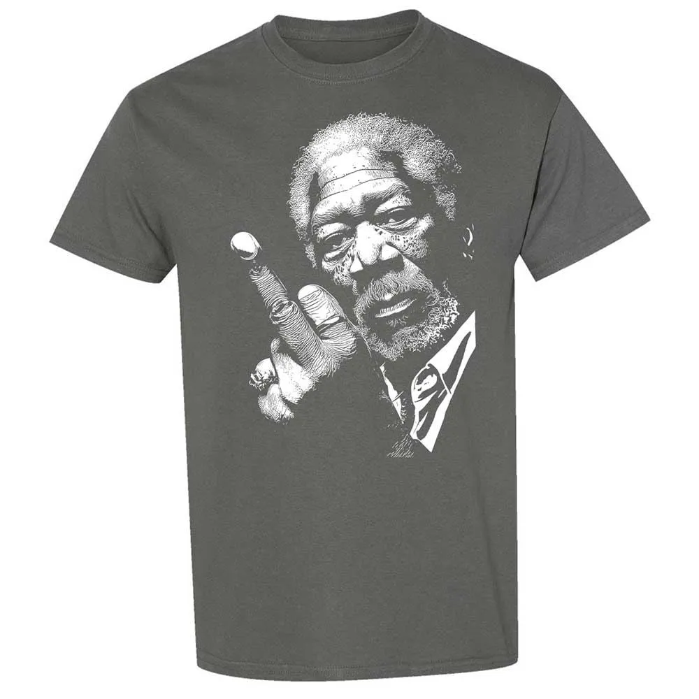 Morgan Freeman middle finger - Charcoal - 4
