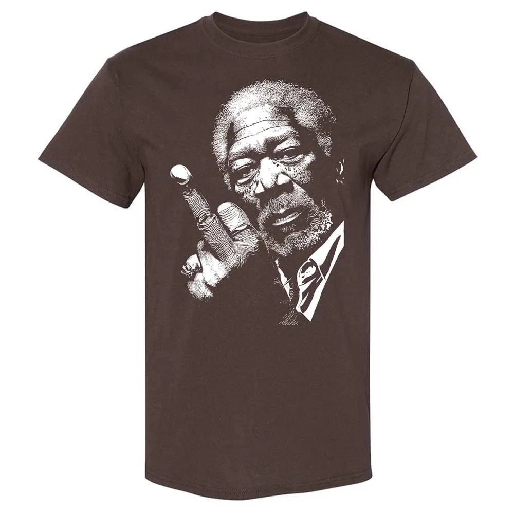 Morgan Freeman middle finger - Dark Chocolate - 7