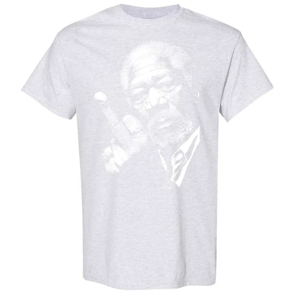 Morgan Freeman middle finger - Ash - 15