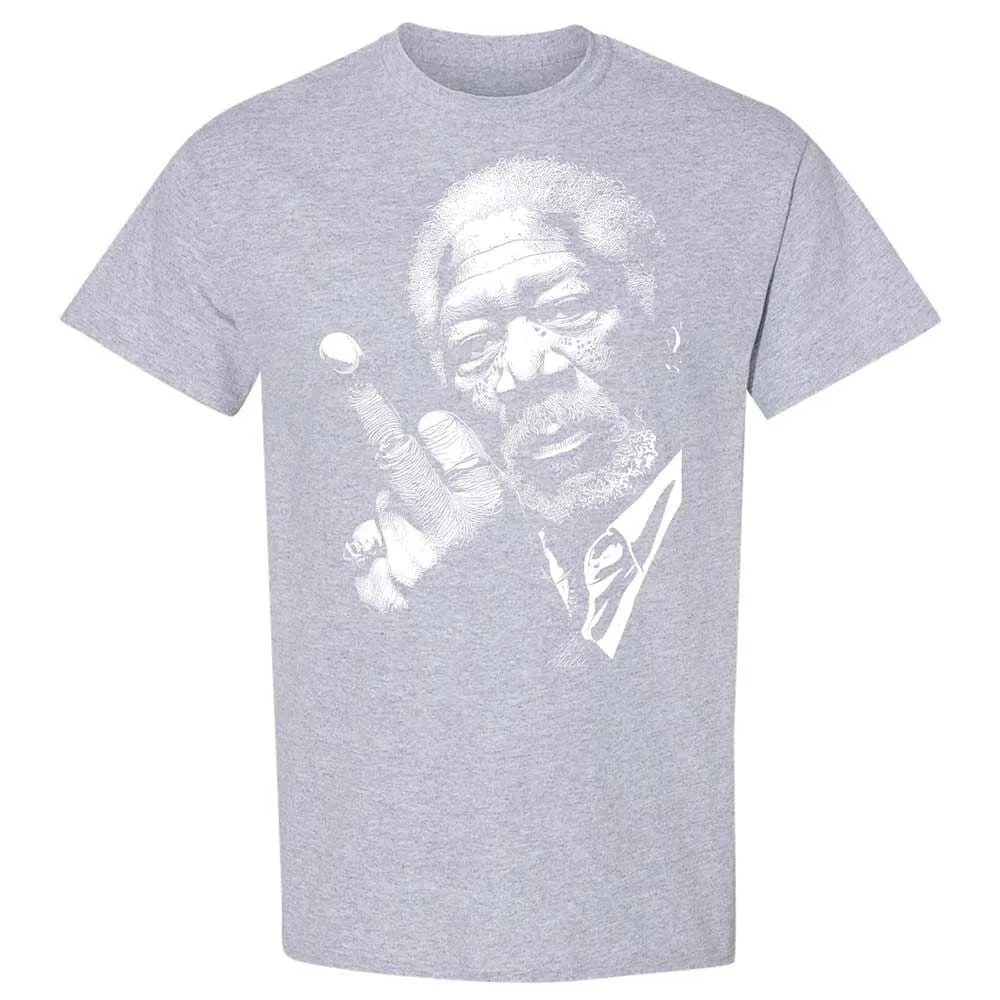 Morgan Freeman middle finger - Sport Grey - 21
