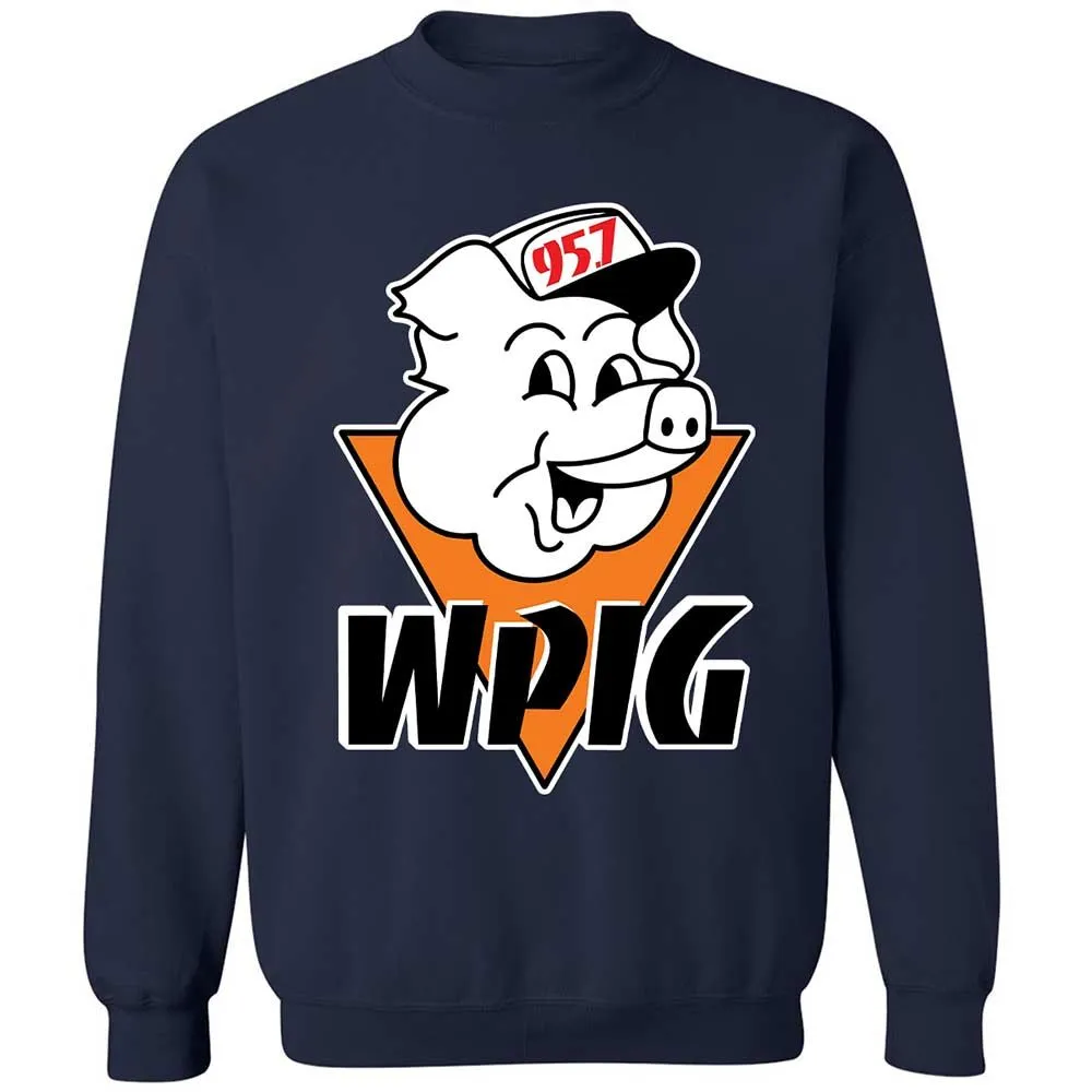 Wpig 95.7 Radio Station - Navy - 2