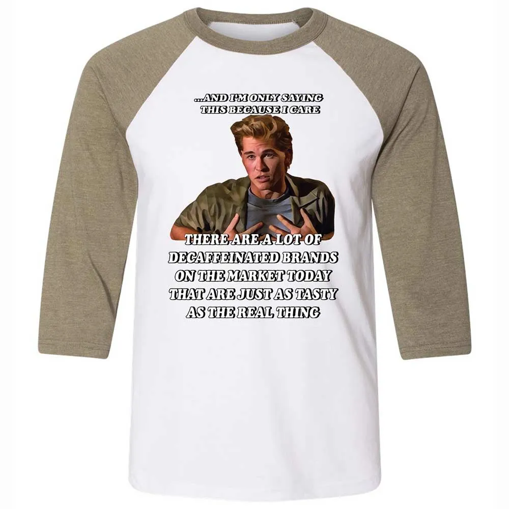Unisex 3/4 Baseball Tee - 22TJDRXT - White/Heather Olive - 4