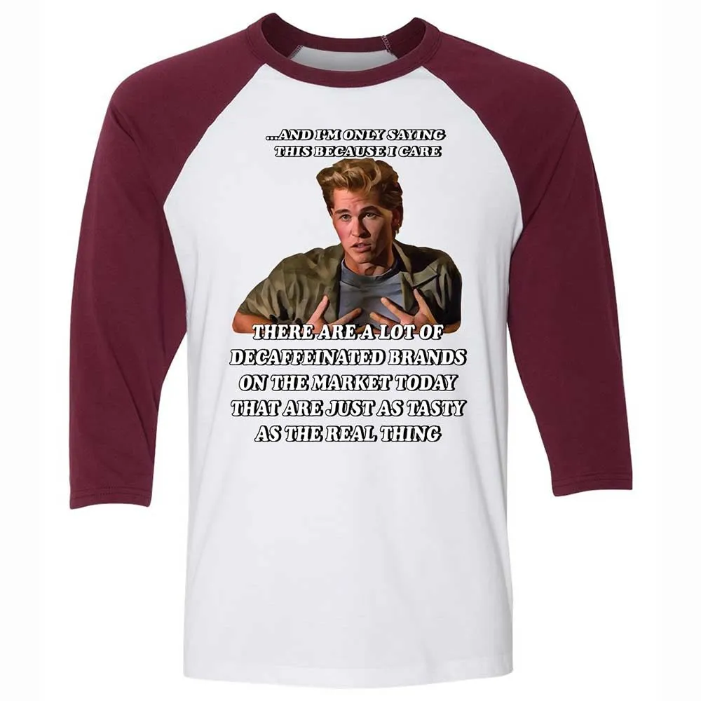 Unisex 3/4 Baseball Tee - 22TJDRXT - White/Maroon - 7