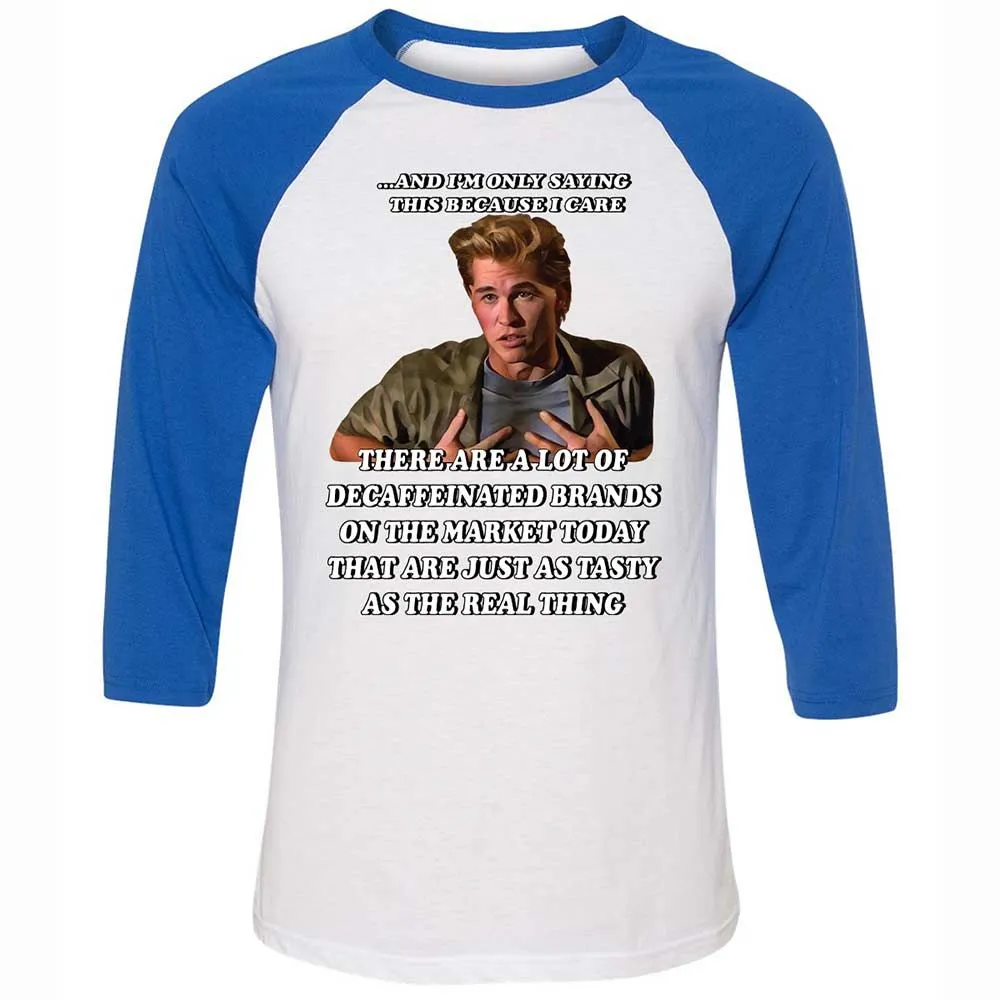 Unisex 3/4 Baseball Tee - 22TJDRXT - White/True Royal - 10