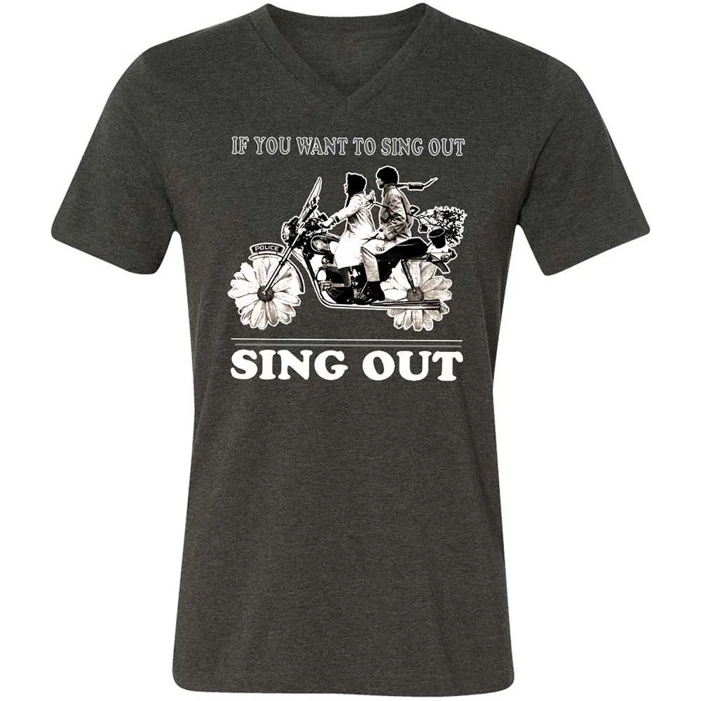 If you want to sing out, sing out - Dark Grey Heather - 9