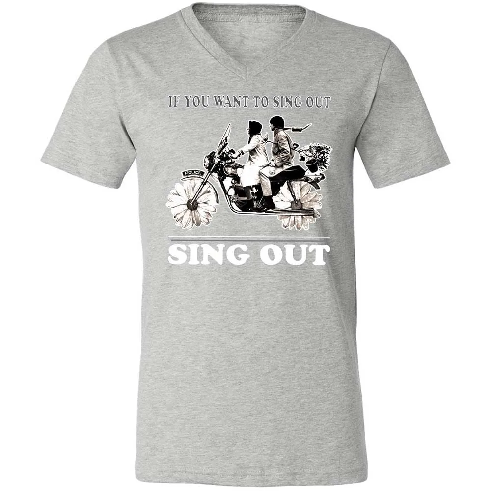 If you want to sing out, sing out - Athletic Heather - 15
