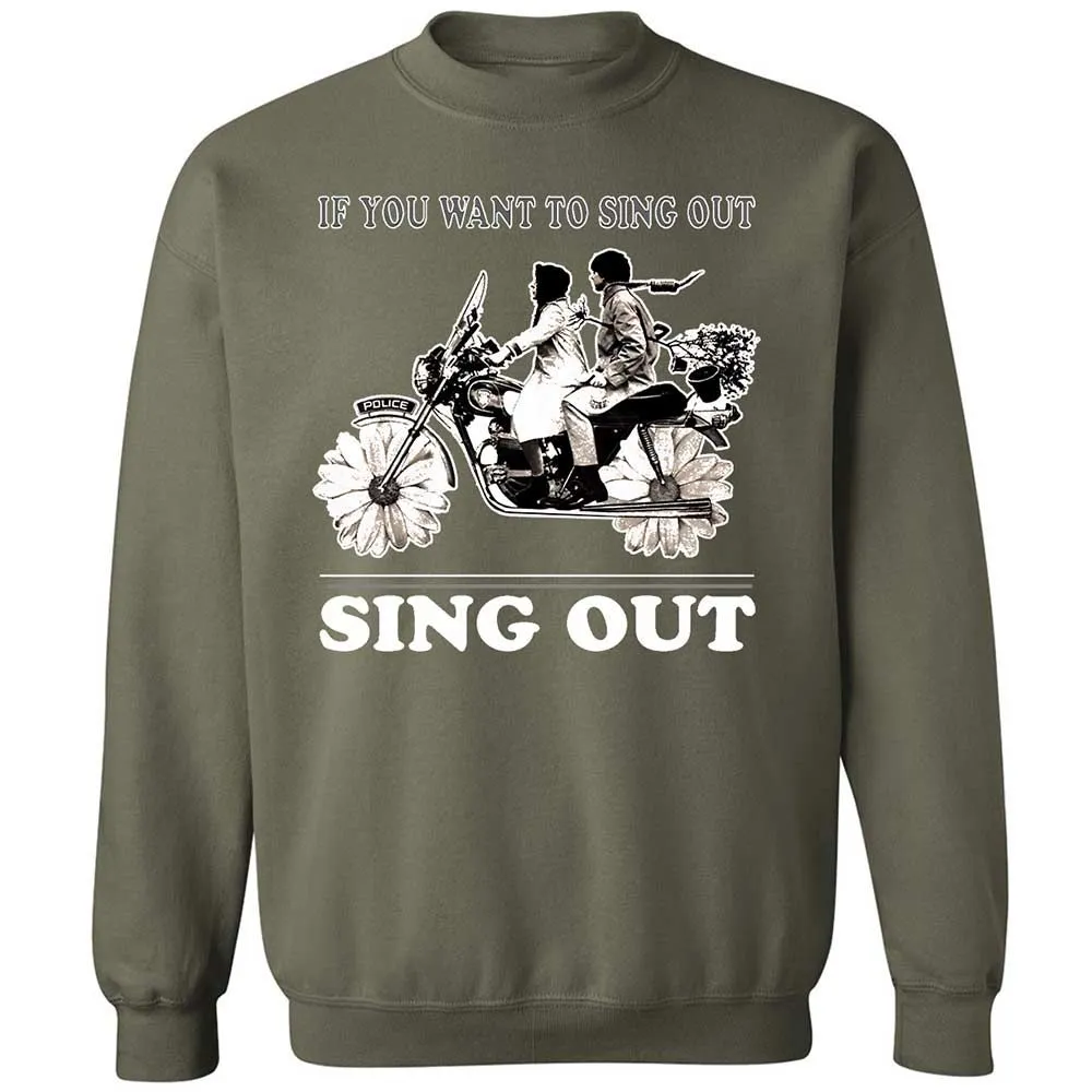If you want to sing out, sing out - Military Green - 9