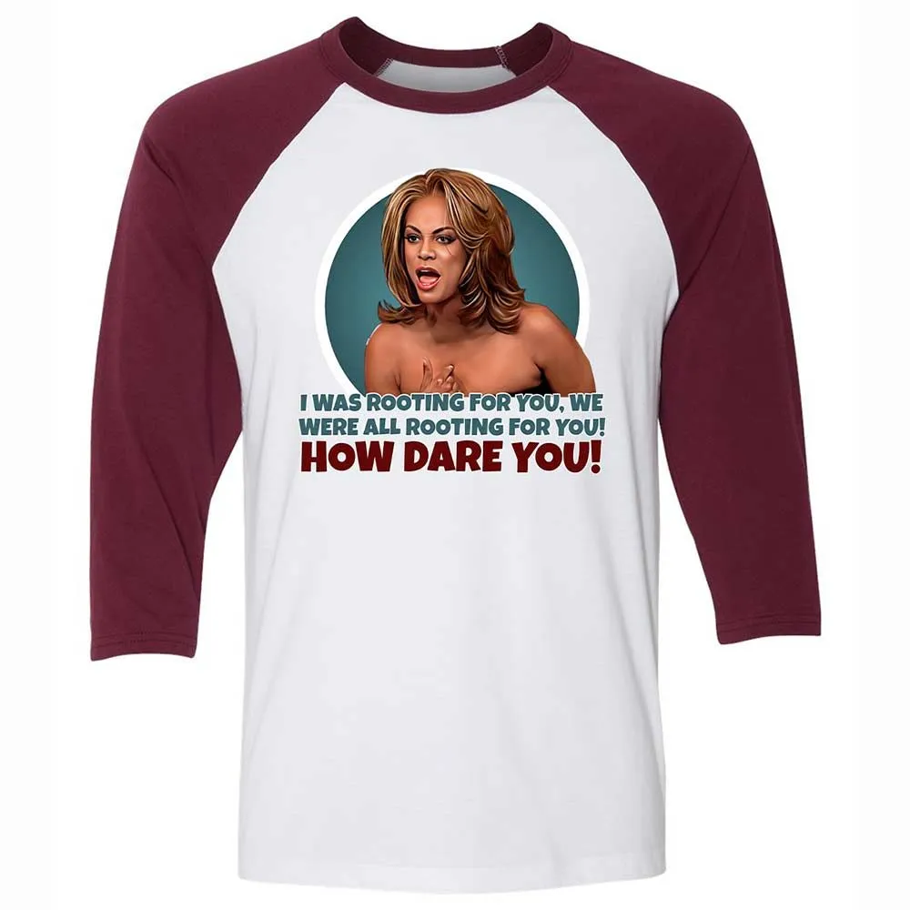 How dare you - White/Maroon - 7