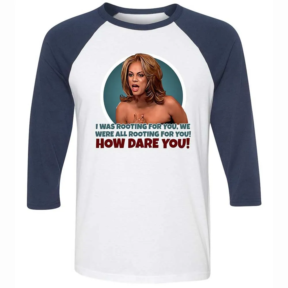 How dare you - White/Navy - 8