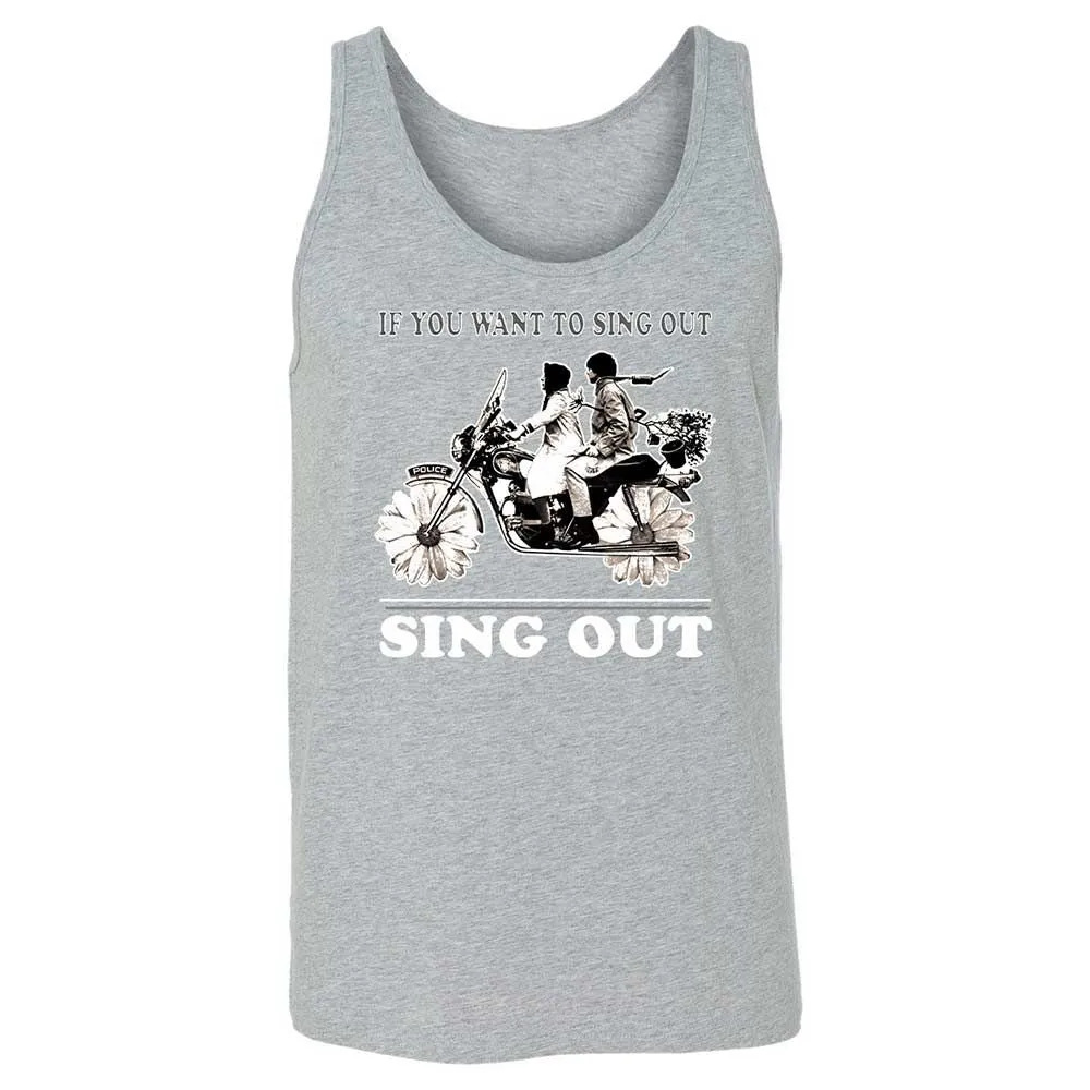 If you want to sing out, sing out - Athletic Heather - 10