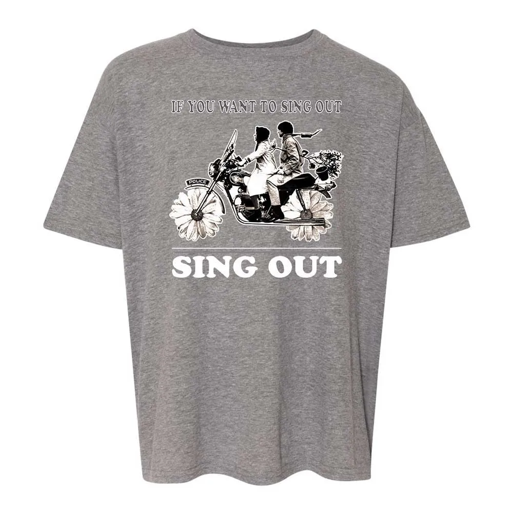 If you want to sing out, sing out - Graphite Heather - 12