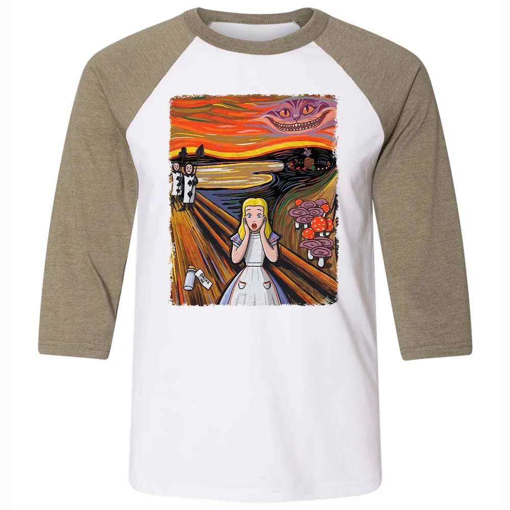 Alice in Screamland - White/Heather Olive - 4