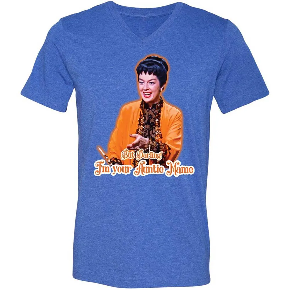 Unisex V-Neck T-Shirt - WLZF6BK1 - Heather True Royal - 5