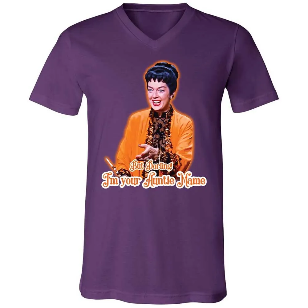 Unisex V-Neck T-Shirt - WLZF6BK1 - Team Purple - 10