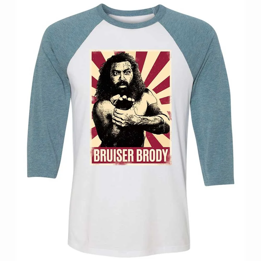 Unisex 3/4 Baseball Tee - 3YWBYTXZ - White/Denim - 3