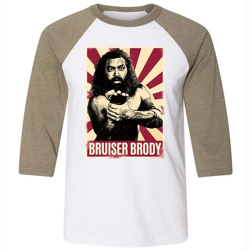 Unisex 3/4 Baseball Tee - 3YWBYTXZ - White/Heather Olive - 4
