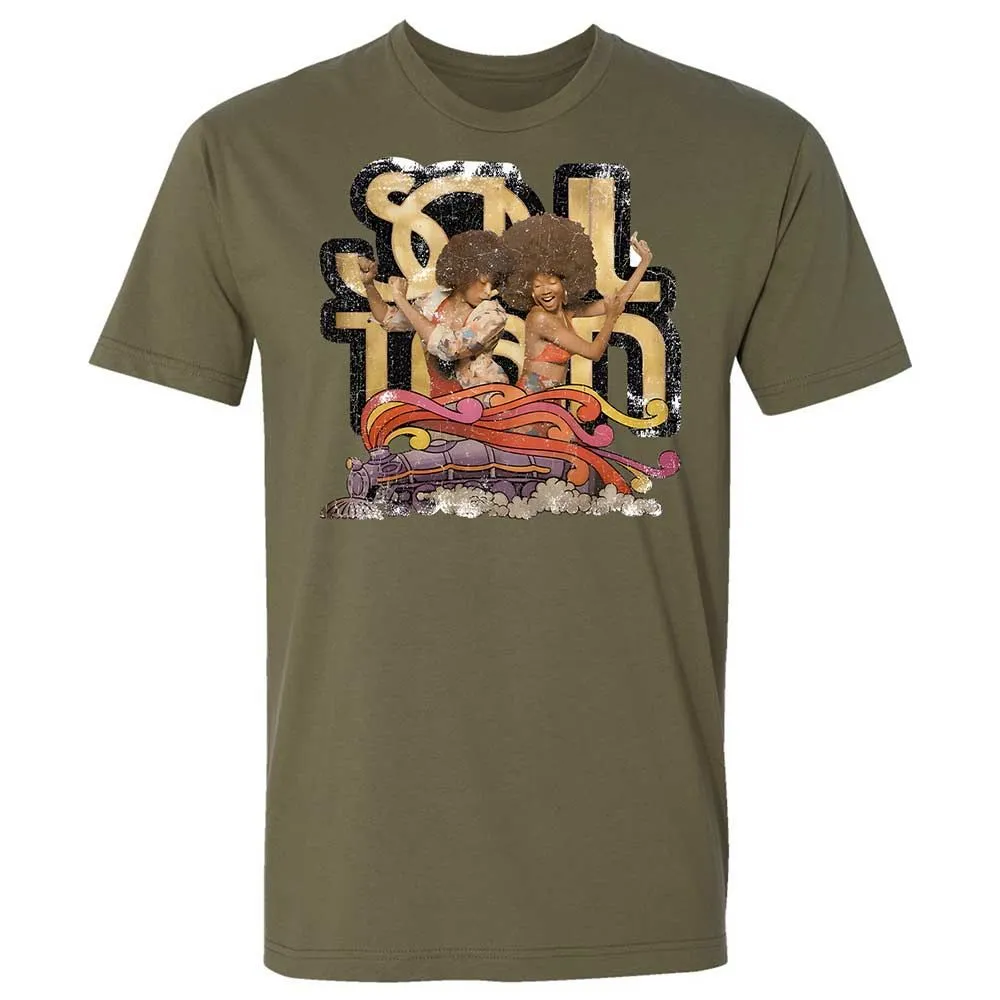 Retro Soul Train Dance Vibes - Military Green - 12