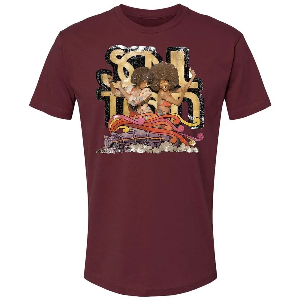 Retro Soul Train Dance Vibes - Maroon - 19