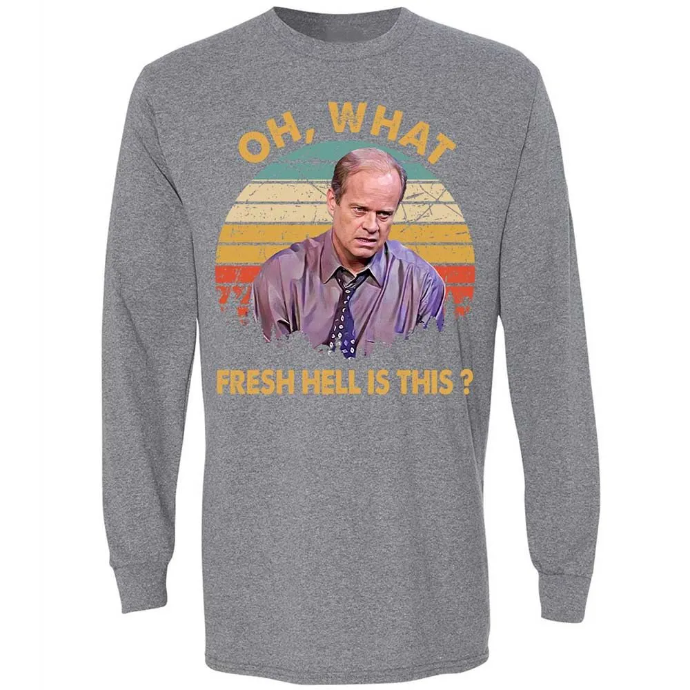 Oh What Fresh Hell Is This - Graphite Heather - 8