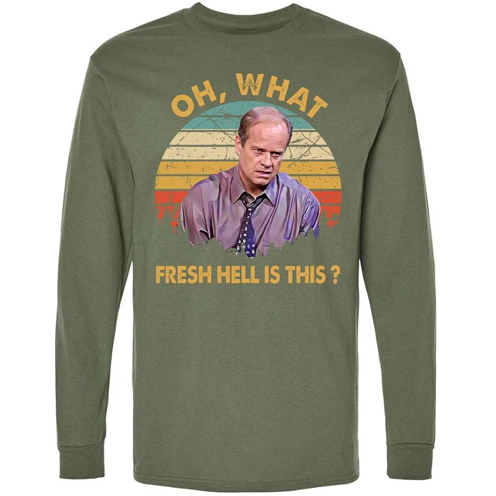 Oh What Fresh Hell Is This - Military Green - 9