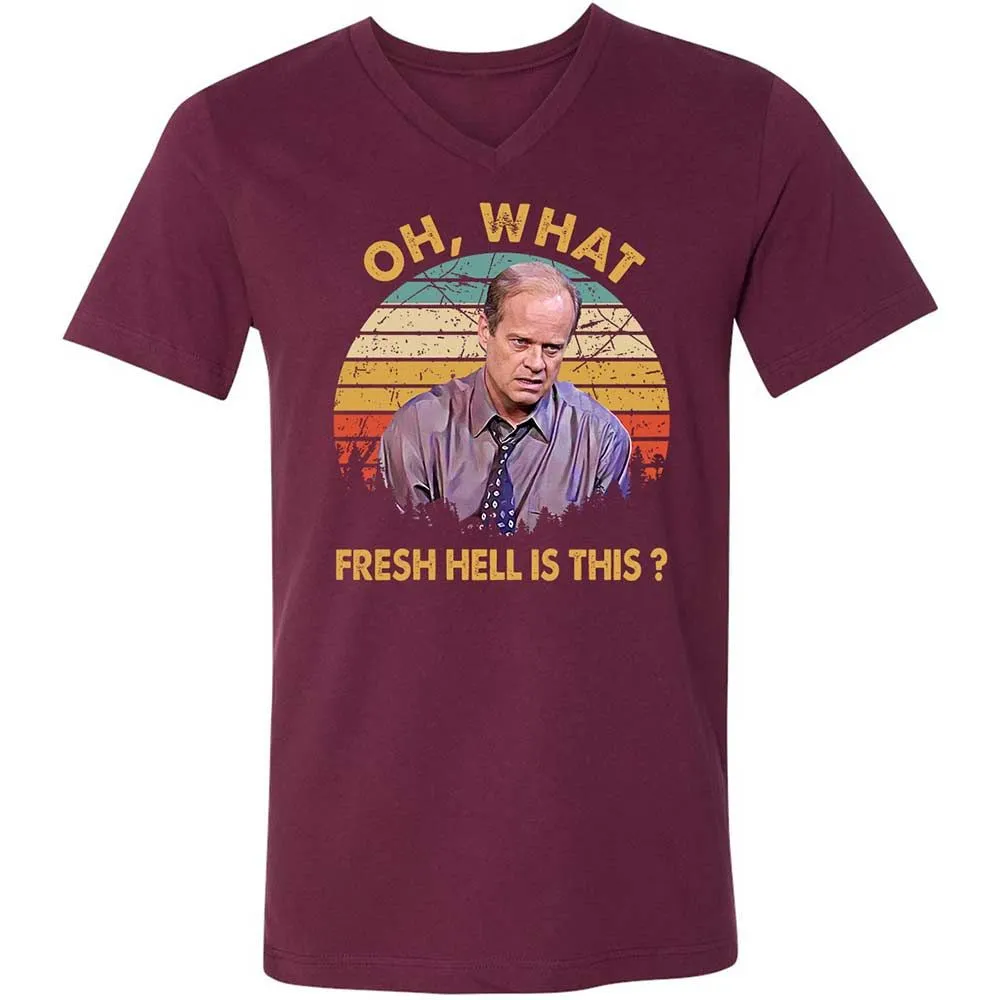 Oh What Fresh Hell Is This - Maroon - 8