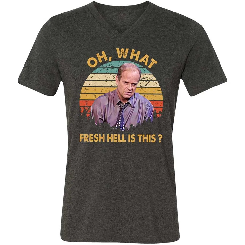 Oh What Fresh Hell Is This - Dark Grey Heather - 9