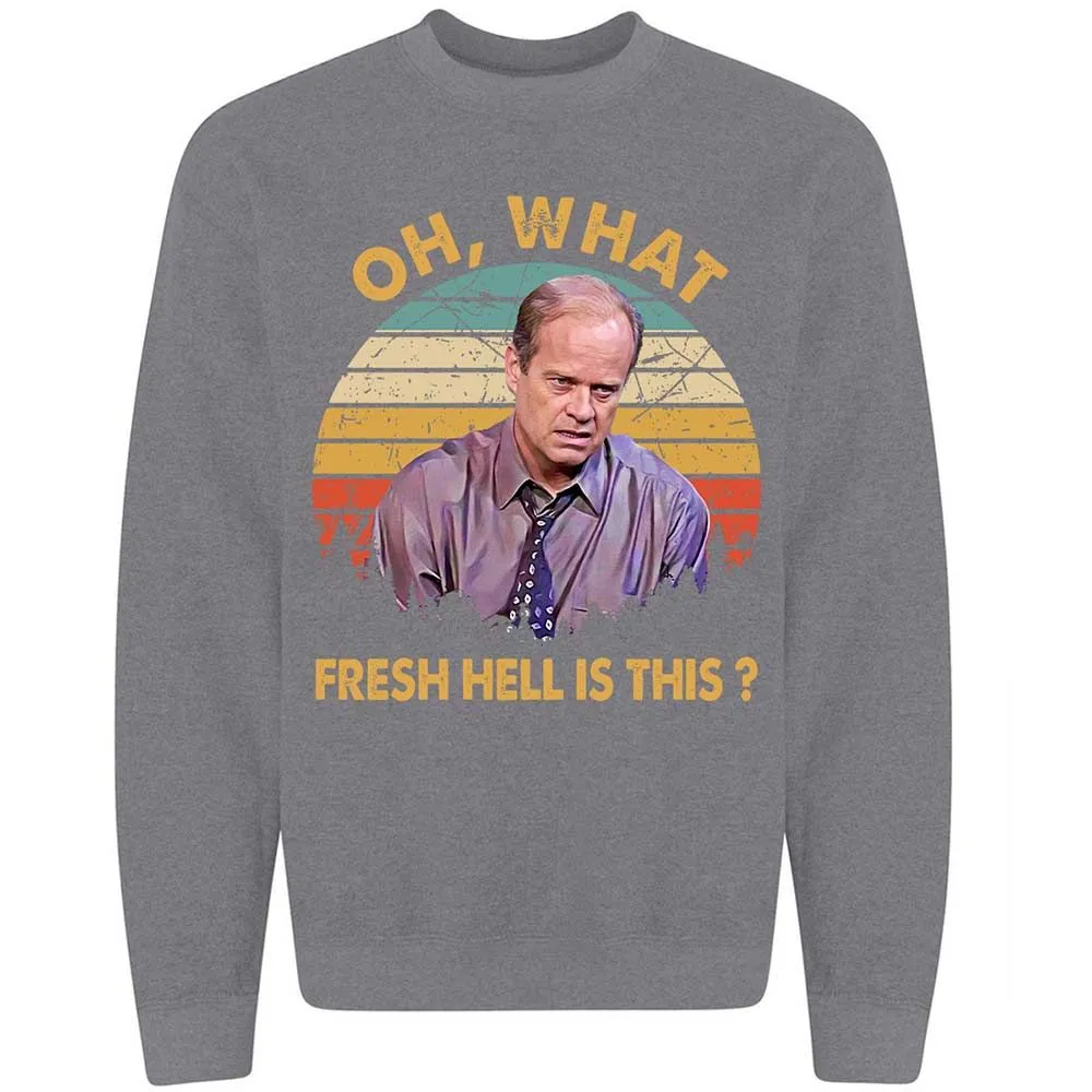 Oh What Fresh Hell Is This - Graphite Heather - 7