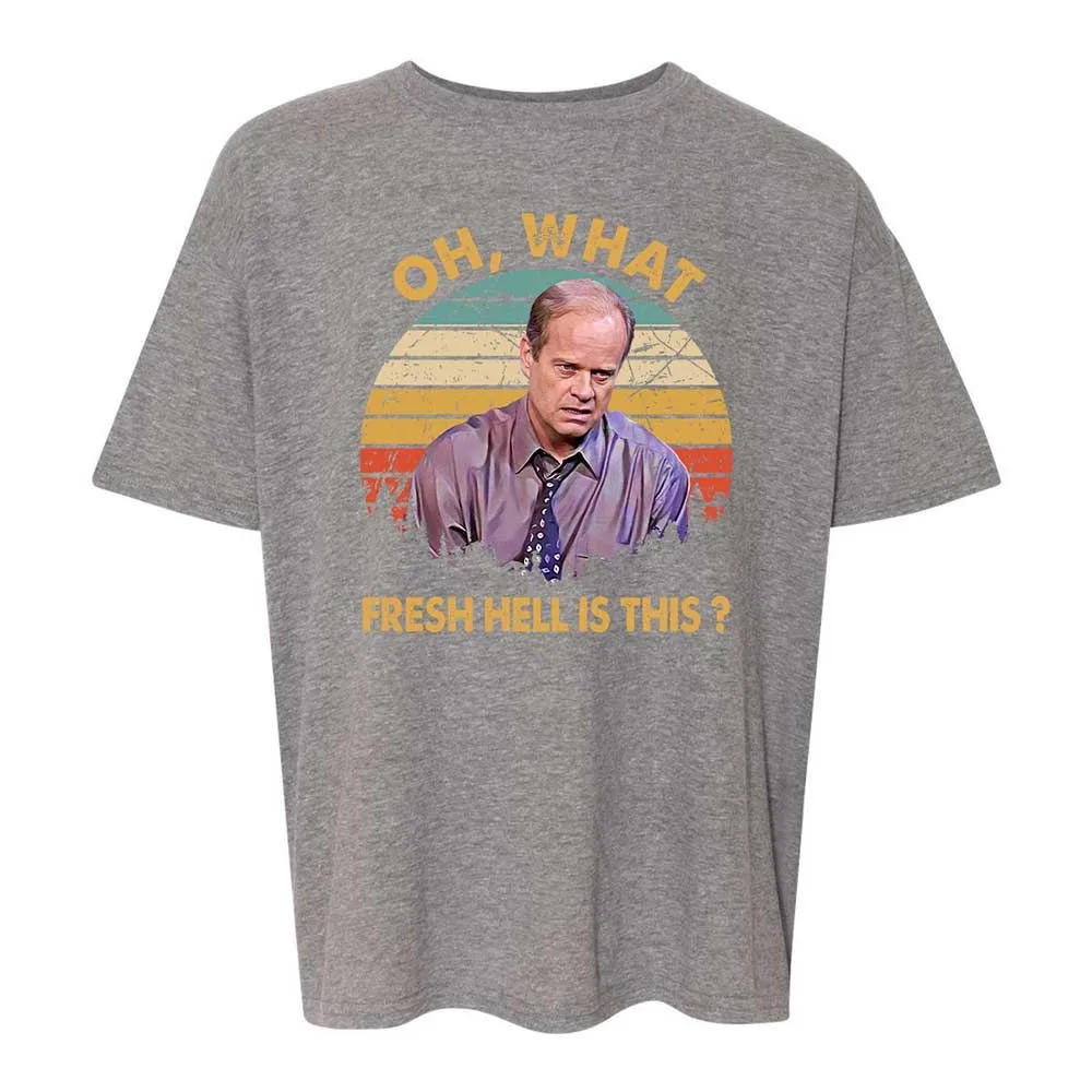 Oh What Fresh Hell Is This - Graphite Heather - 12