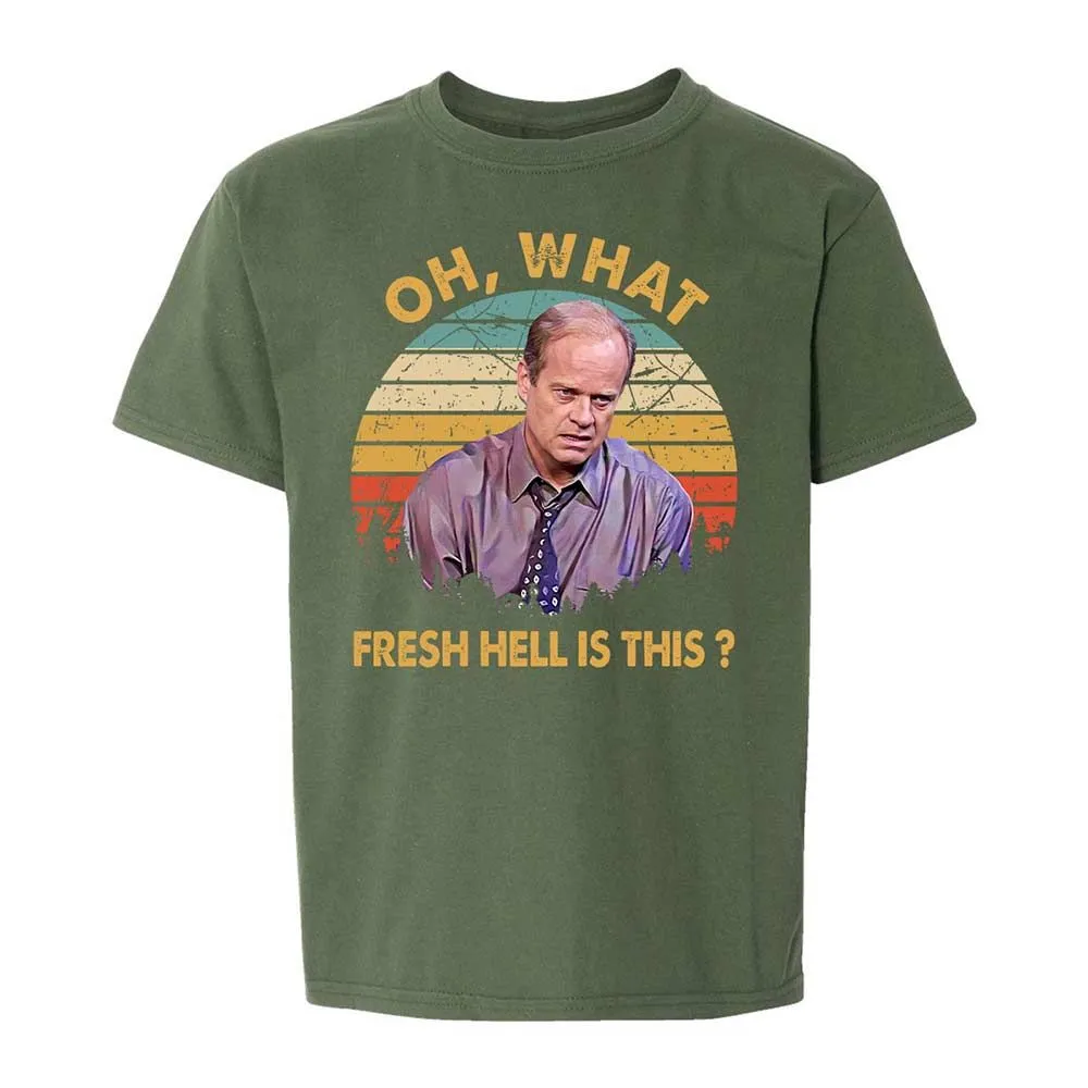 Oh What Fresh Hell Is This - Military Green - 19
