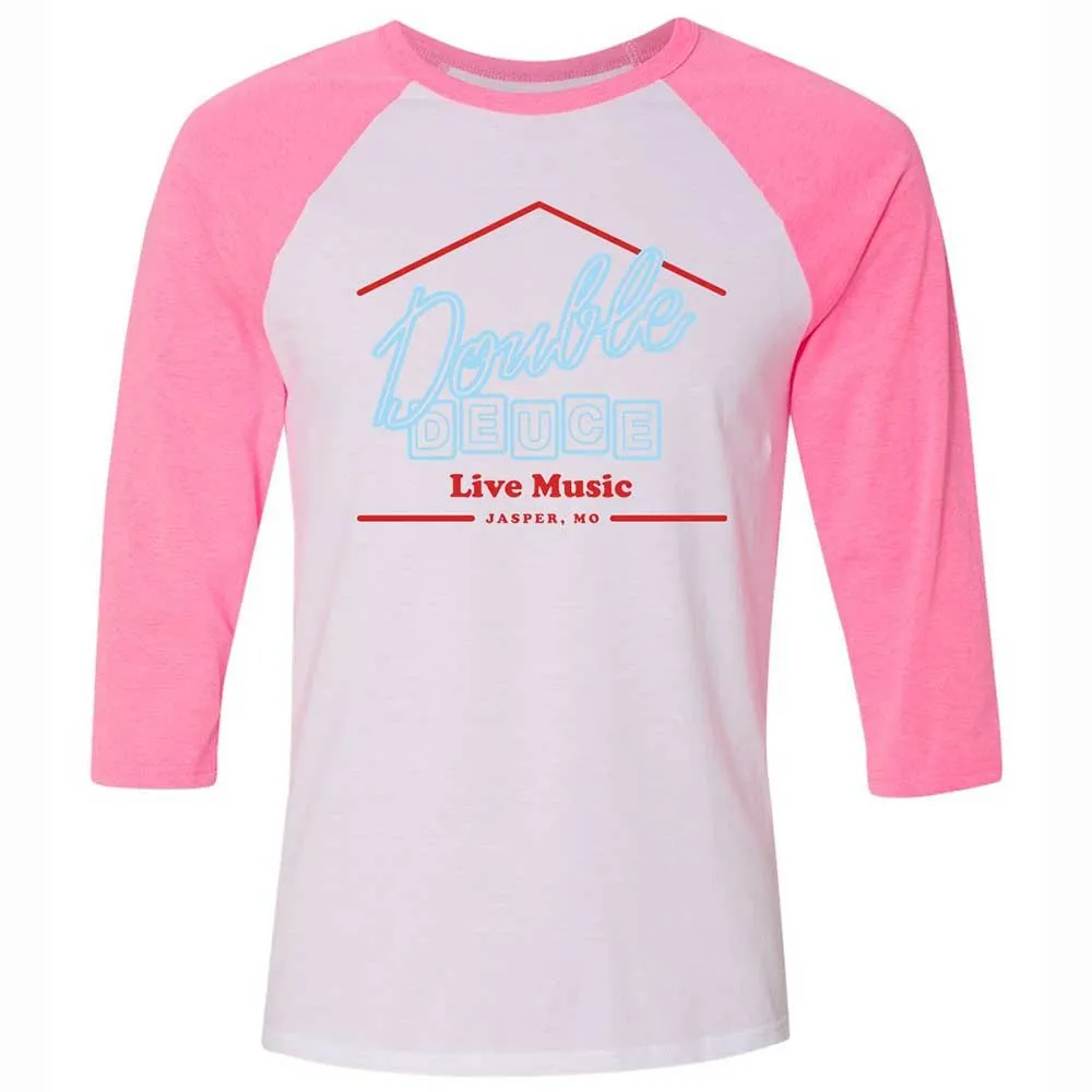Double Deuce - White/Neon Pink - 12