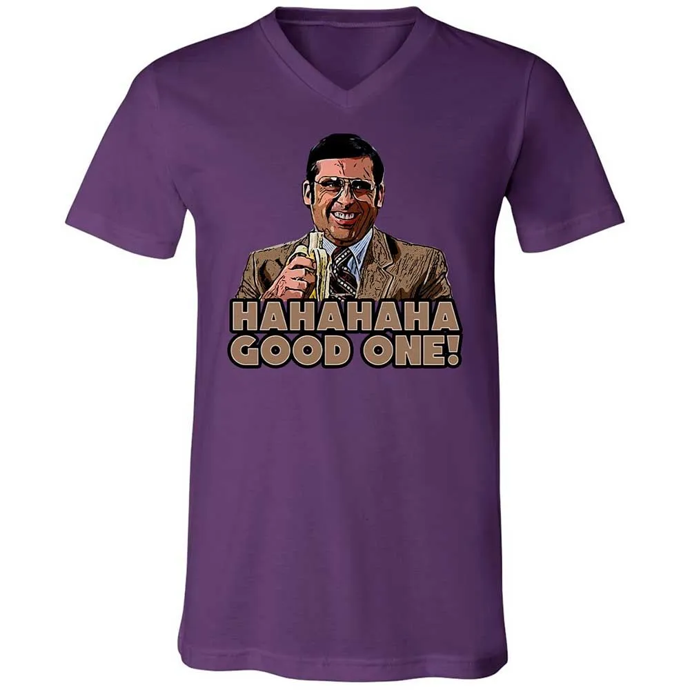 Unisex V-Neck T-Shirt - T1ALJPGE - Team Purple - 10